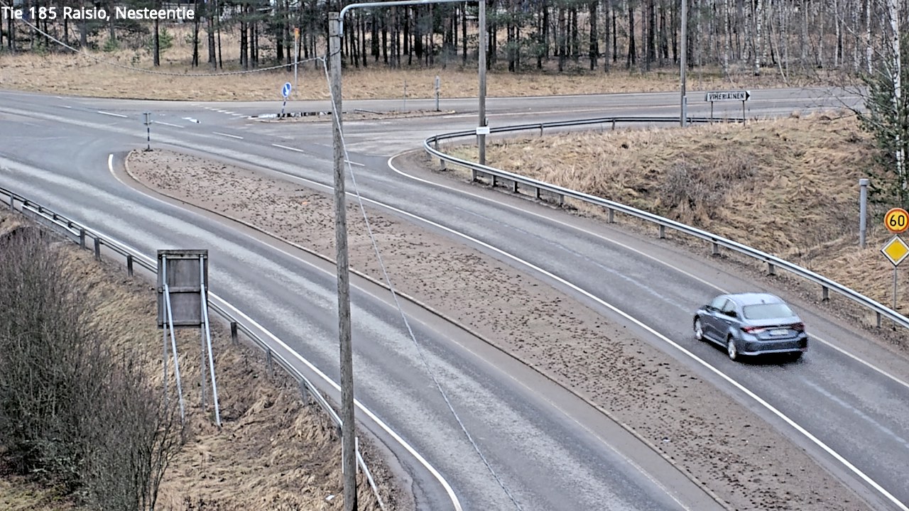 Weather Camera Image Väg 185 Raisio, Nesteentie, Raisio, Varsinais-Suomi