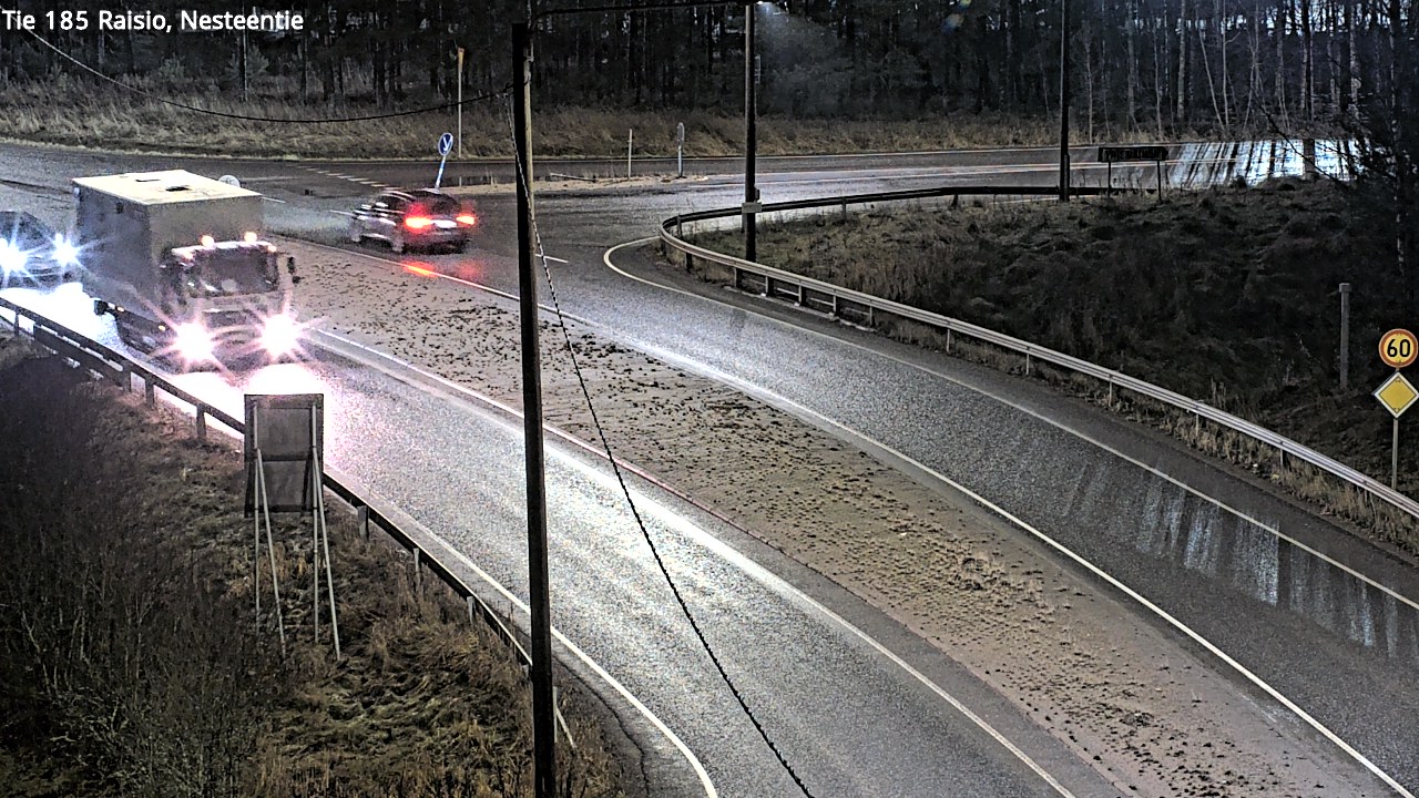Weather Camera Image Väg 185 Raisio, Nesteentie, Raisio, Varsinais-Suomi