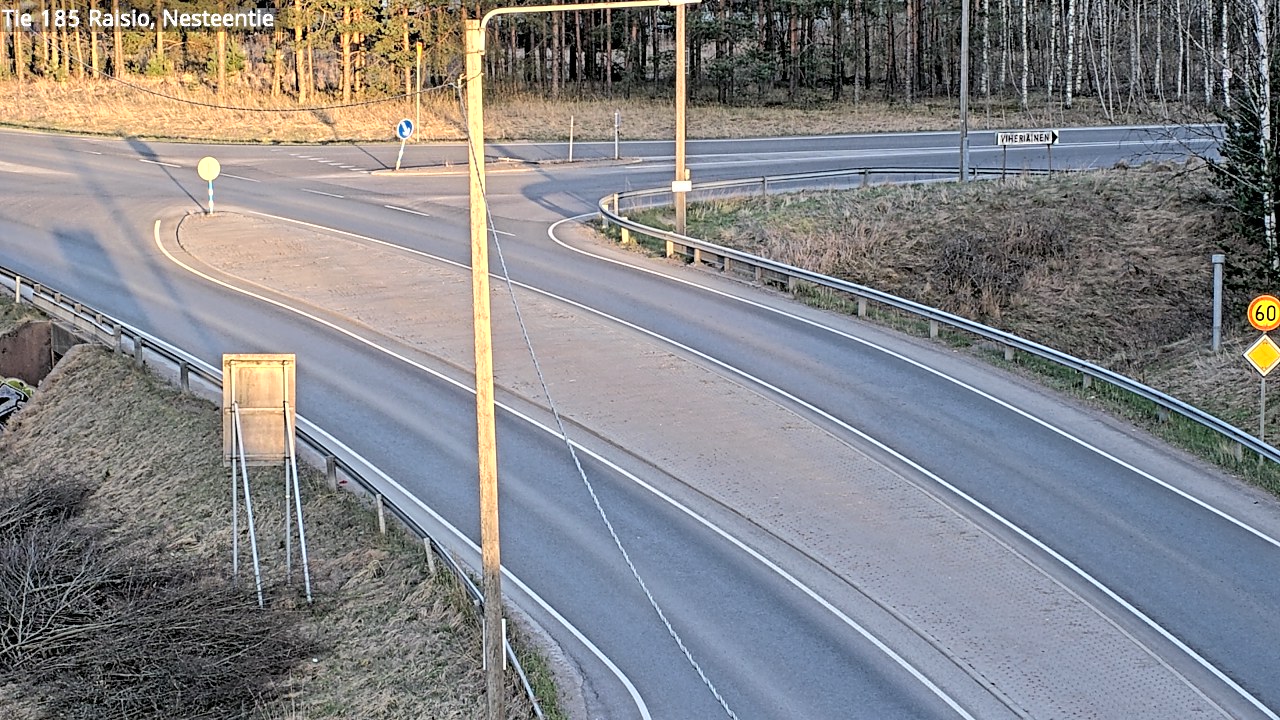 Weather Camera Image Road 185 Raisio, Nesteentie, Raisio, Varsinais-Suomi