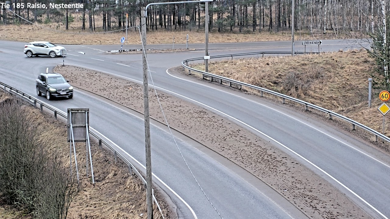 Weather Camera Image Väg 185 Raisio, Nesteentie, Raisio, Varsinais-Suomi