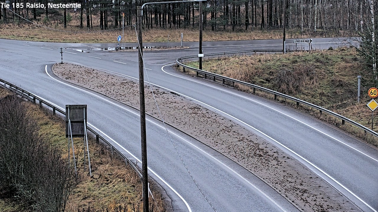 Weather Camera Image Väg 185 Raisio, Nesteentie, Raisio, Varsinais-Suomi