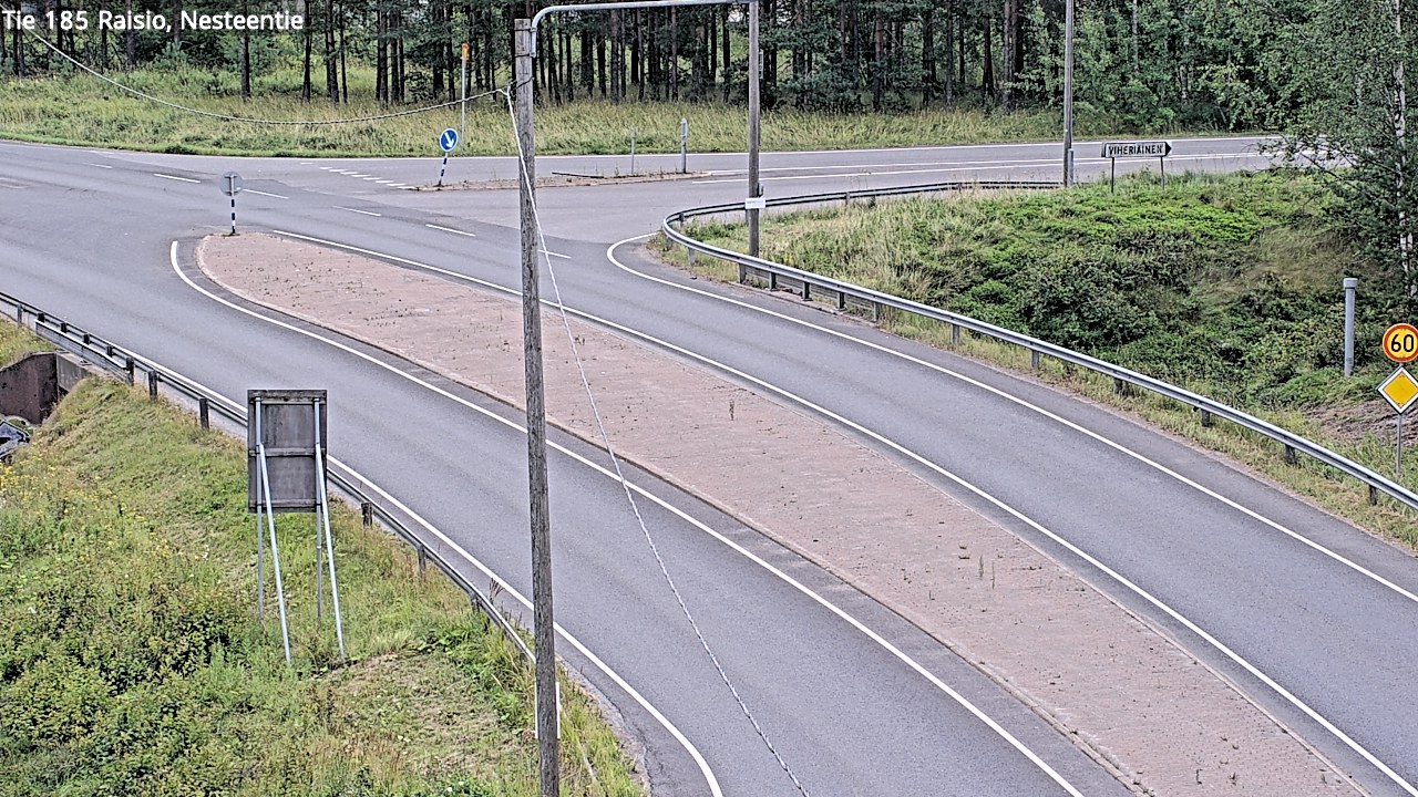 Weather Camera Image Väg 185 Raisio, Nesteentie, Raisio, Varsinais-Suomi