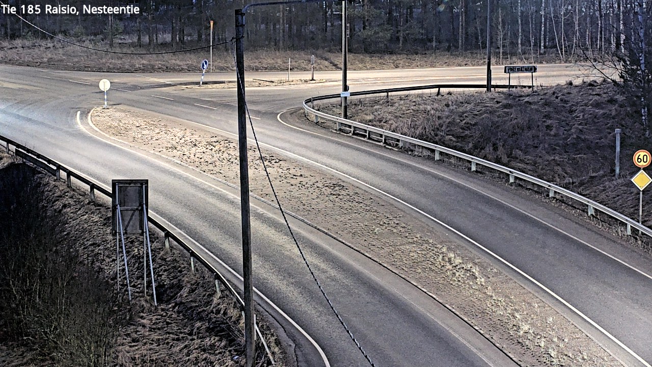 Weather Camera Image Väg 185 Raisio, Nesteentie, Raisio, Varsinais-Suomi