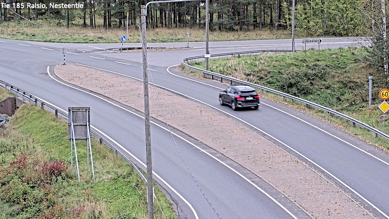 Weather Camera Image Väg 185 Raisio, Nesteentie, Raisio, Varsinais-Suomi