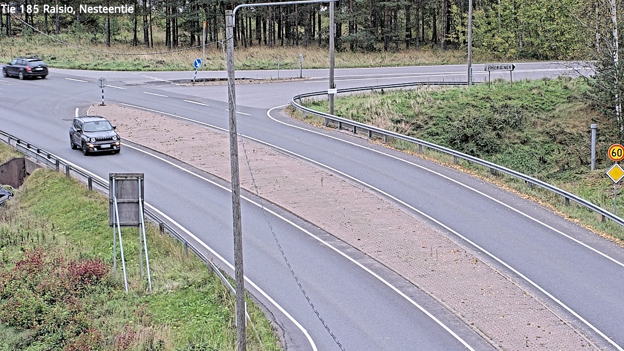 Weather Camera Image Väg 185 Raisio, Nesteentie, Raisio, Varsinais-Suomi