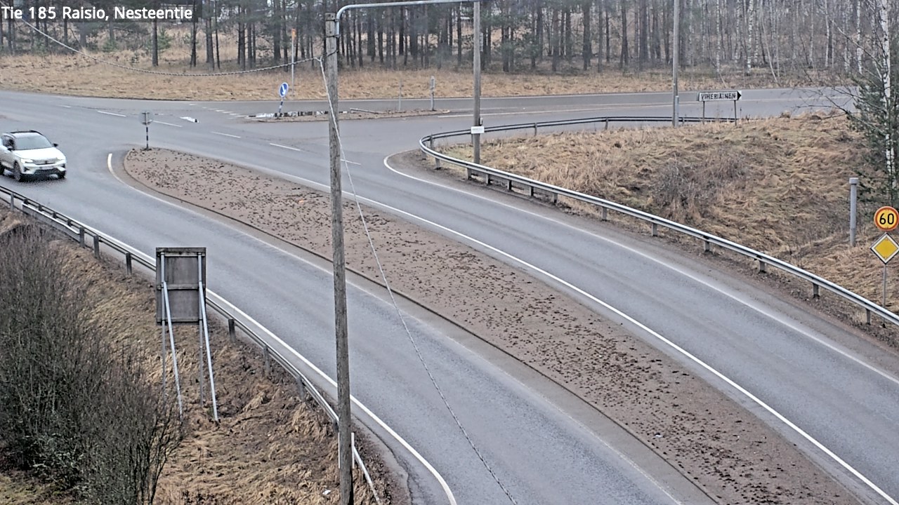 Weather Camera Image Väg 185 Raisio, Nesteentie, Raisio, Varsinais-Suomi