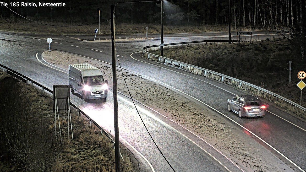 Weather Camera Image Väg 185 Raisio, Nesteentie, Raisio, Varsinais-Suomi