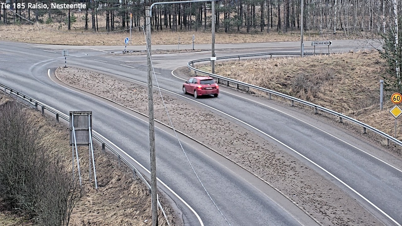 Weather Camera Image Road 185 Raisio, Nesteentie, Raisio, Varsinais-Suomi