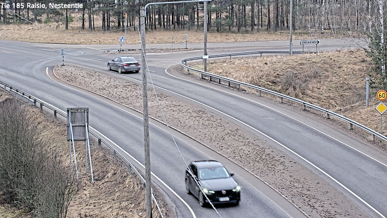 Weather Camera Image Väg 185 Raisio, Nesteentie, Raisio, Varsinais-Suomi