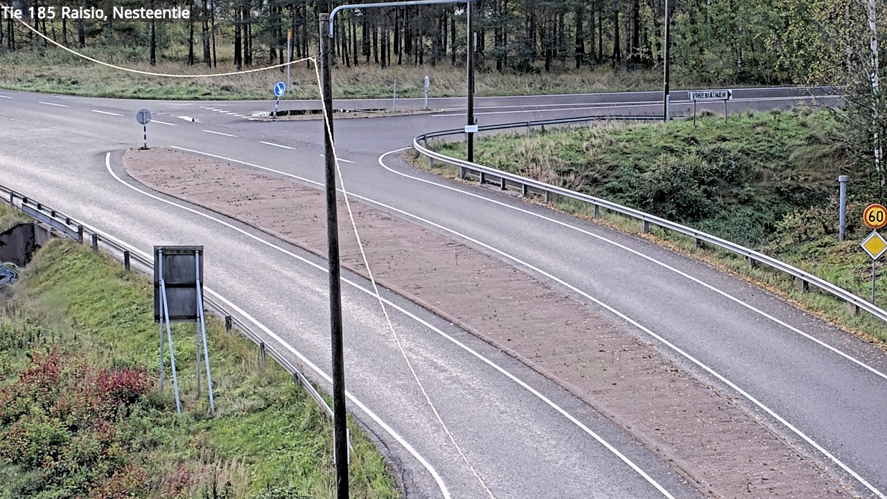 Weather Camera Image Väg 185 Raisio, Nesteentie, Raisio, Varsinais-Suomi