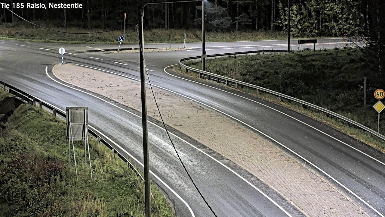 Weather Camera Image Väg 185 Raisio, Nesteentie, Raisio, Varsinais-Suomi