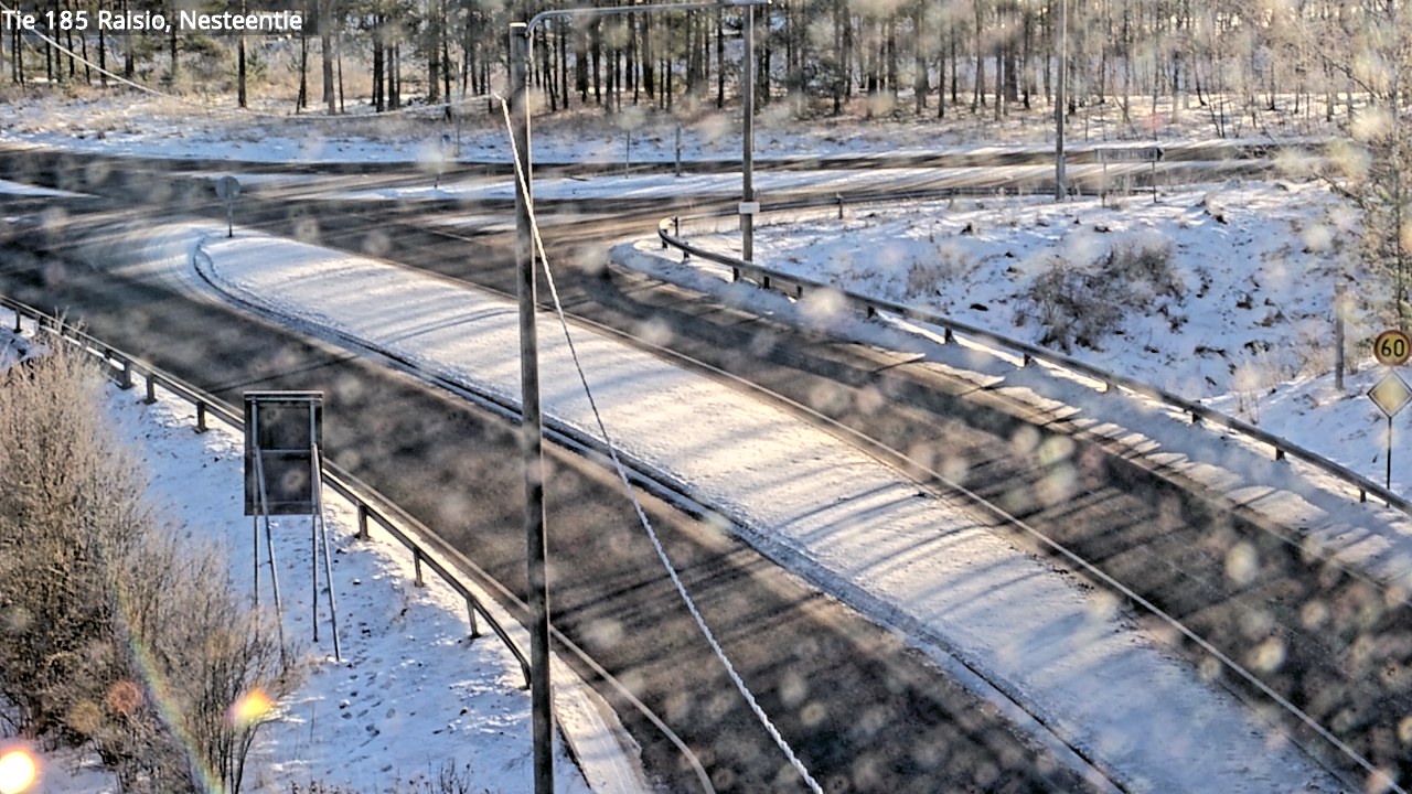 Weather Camera Image Road 185 Raisio, Nesteentie, Raisio, Varsinais-Suomi