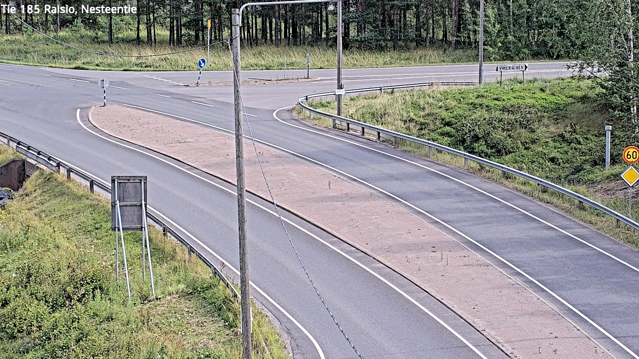 Weather Camera Image Väg 185 Raisio, Nesteentie, Raisio, Varsinais-Suomi