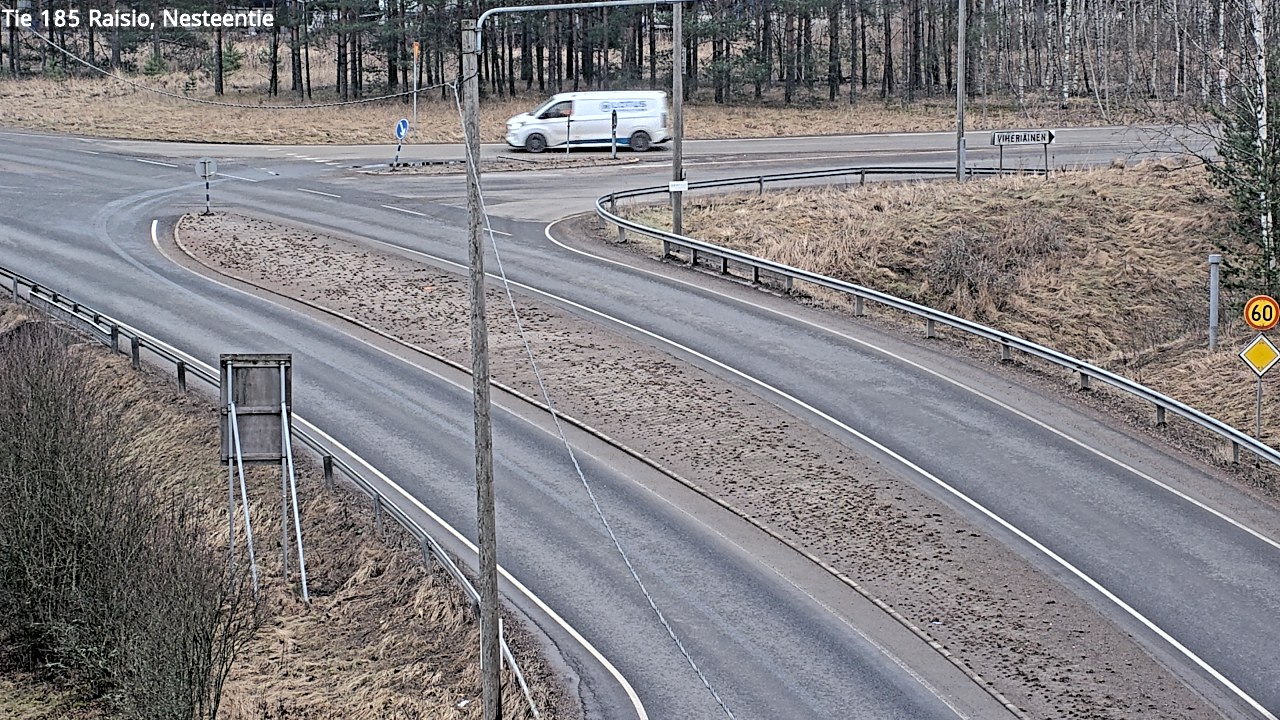 Weather Camera Image Väg 185 Raisio, Nesteentie, Raisio, Varsinais-Suomi