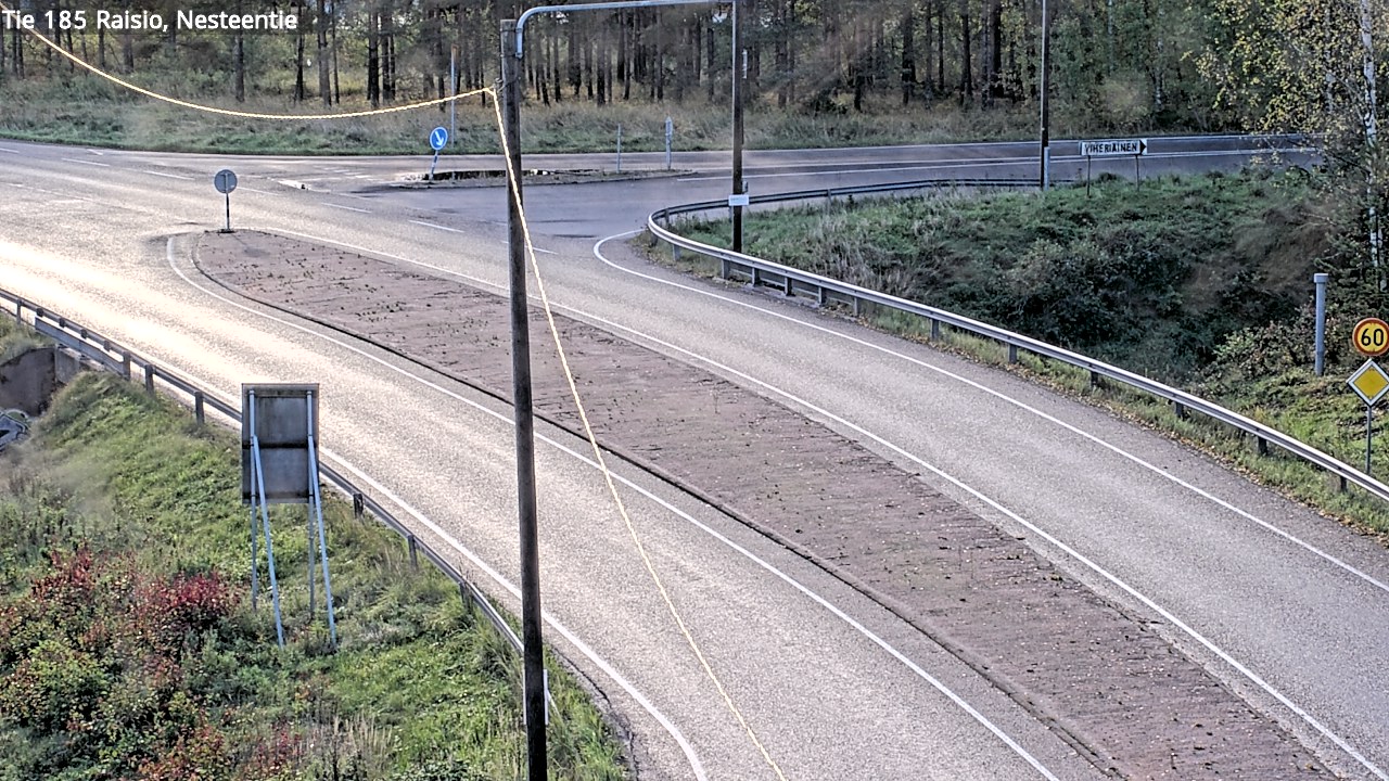 Weather Camera Image Väg 185 Raisio, Nesteentie, Raisio, Varsinais-Suomi