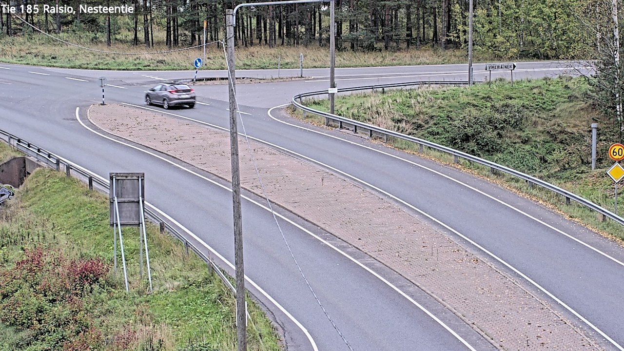 Weather Camera Image Väg 185 Raisio, Nesteentie, Raisio, Varsinais-Suomi