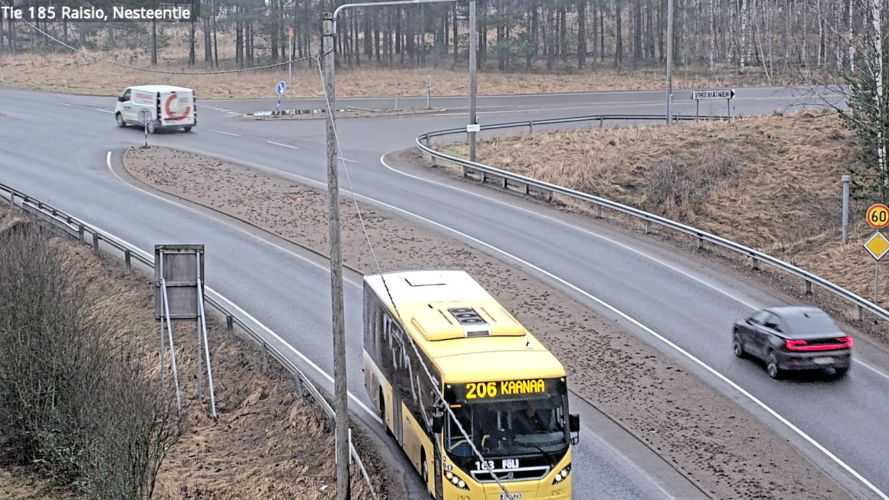 Weather Camera Image Väg 185 Raisio, Nesteentie, Raisio, Varsinais-Suomi