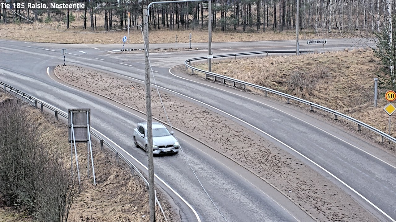 Weather Camera Image Väg 185 Raisio, Nesteentie, Raisio, Varsinais-Suomi