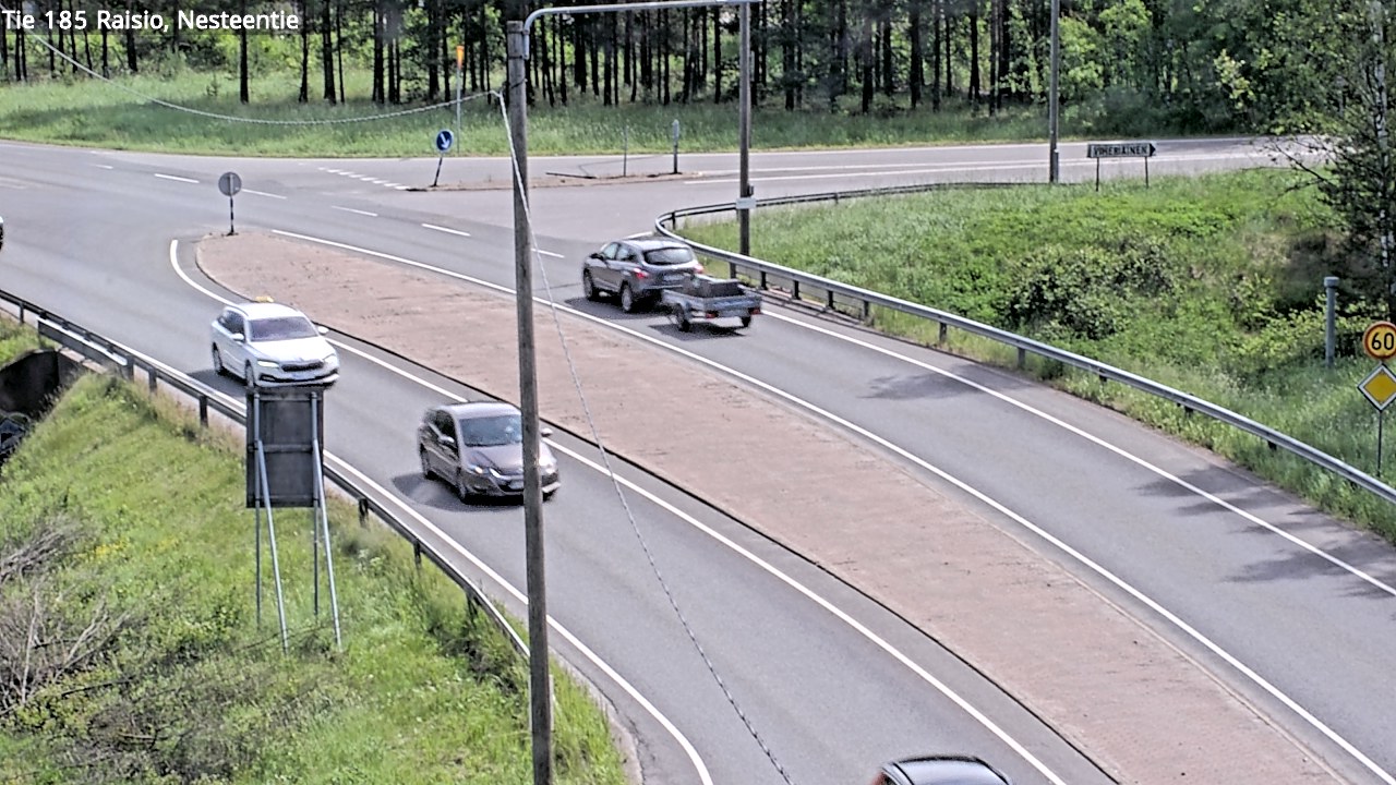 Weather Camera Image Väg 185 Raisio, Nesteentie, Raisio, Varsinais-Suomi