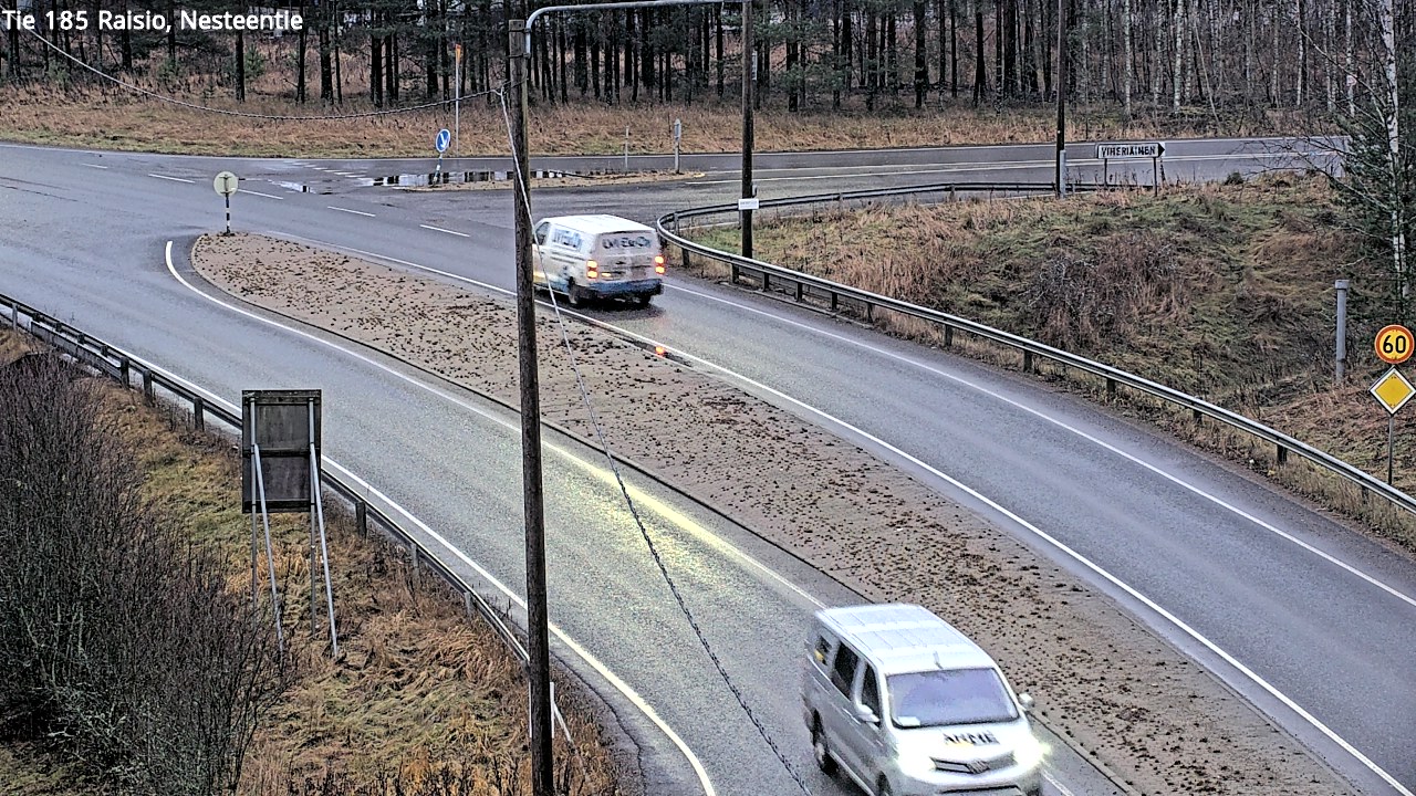 Weather Camera Image Väg 185 Raisio, Nesteentie, Raisio, Varsinais-Suomi