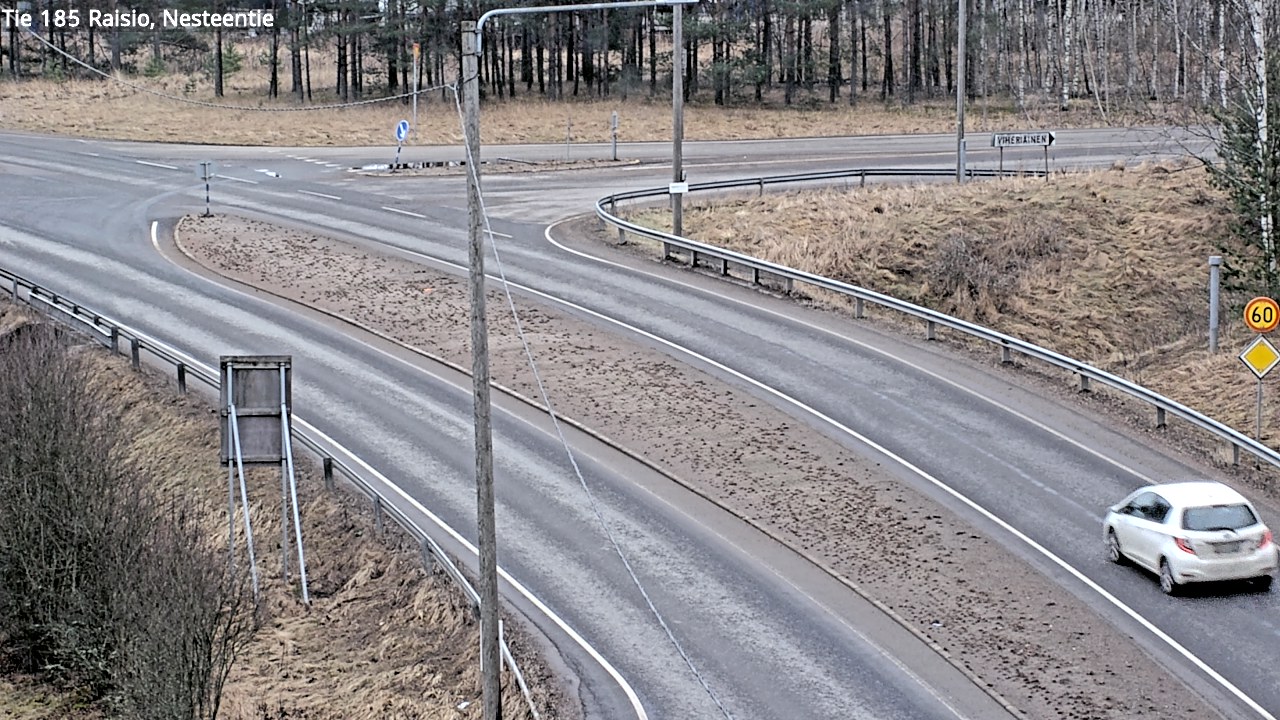 Weather Camera Image Väg 185 Raisio, Nesteentie, Raisio, Varsinais-Suomi