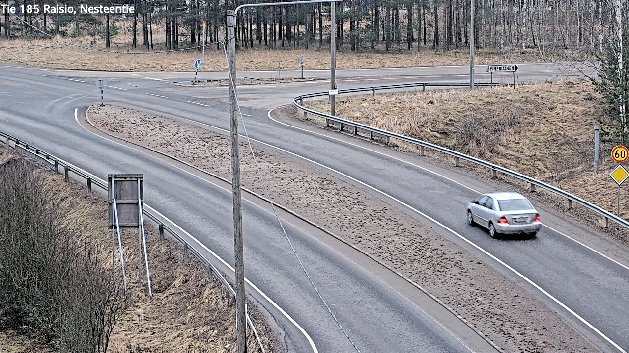 Weather Camera Image Väg 185 Raisio, Nesteentie, Raisio, Varsinais-Suomi