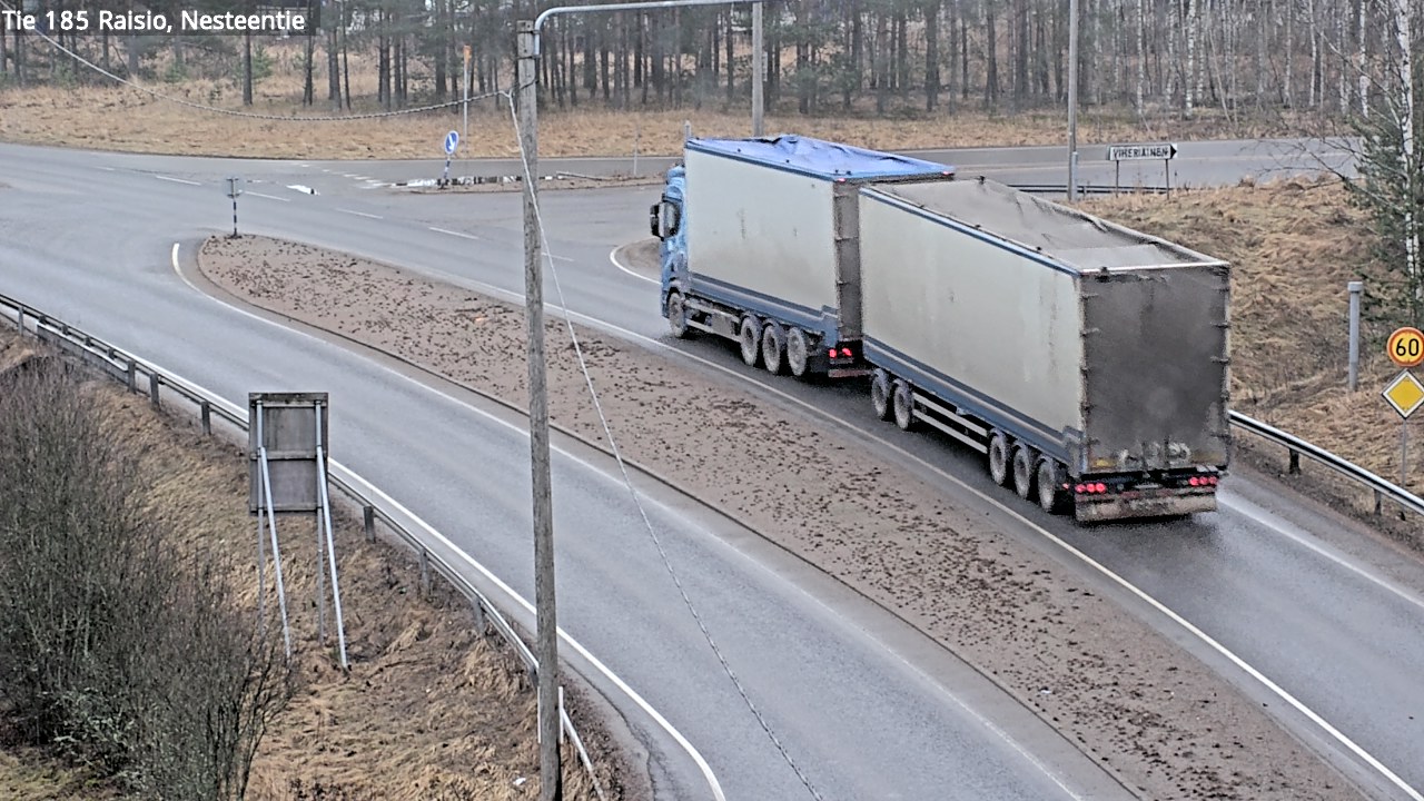 Weather Camera Image Väg 185 Raisio, Nesteentie, Raisio, Varsinais-Suomi