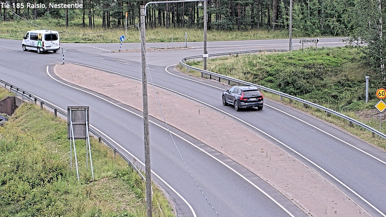 Weather Camera Image Väg 185 Raisio, Nesteentie, Raisio, Varsinais-Suomi