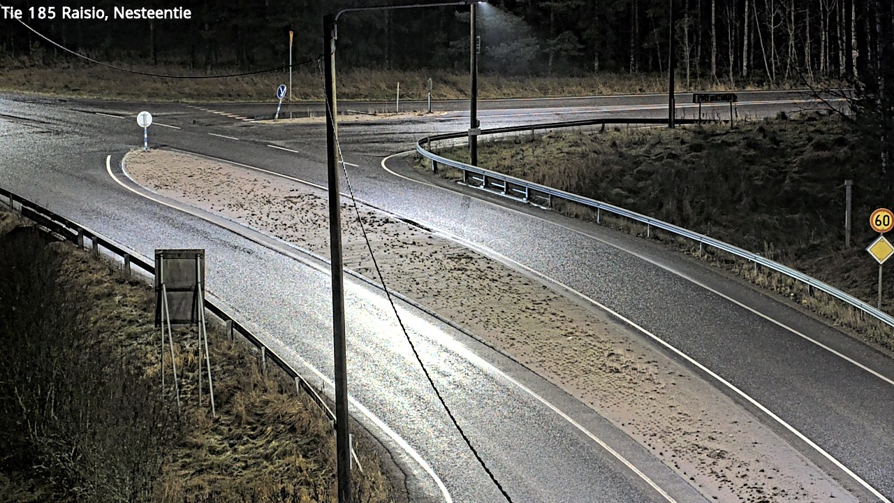 Weather Camera Image Väg 185 Raisio, Nesteentie, Raisio, Varsinais-Suomi