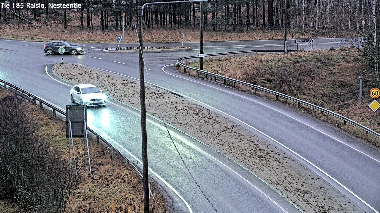 Weather Camera Image Väg 185 Raisio, Nesteentie, Raisio, Varsinais-Suomi