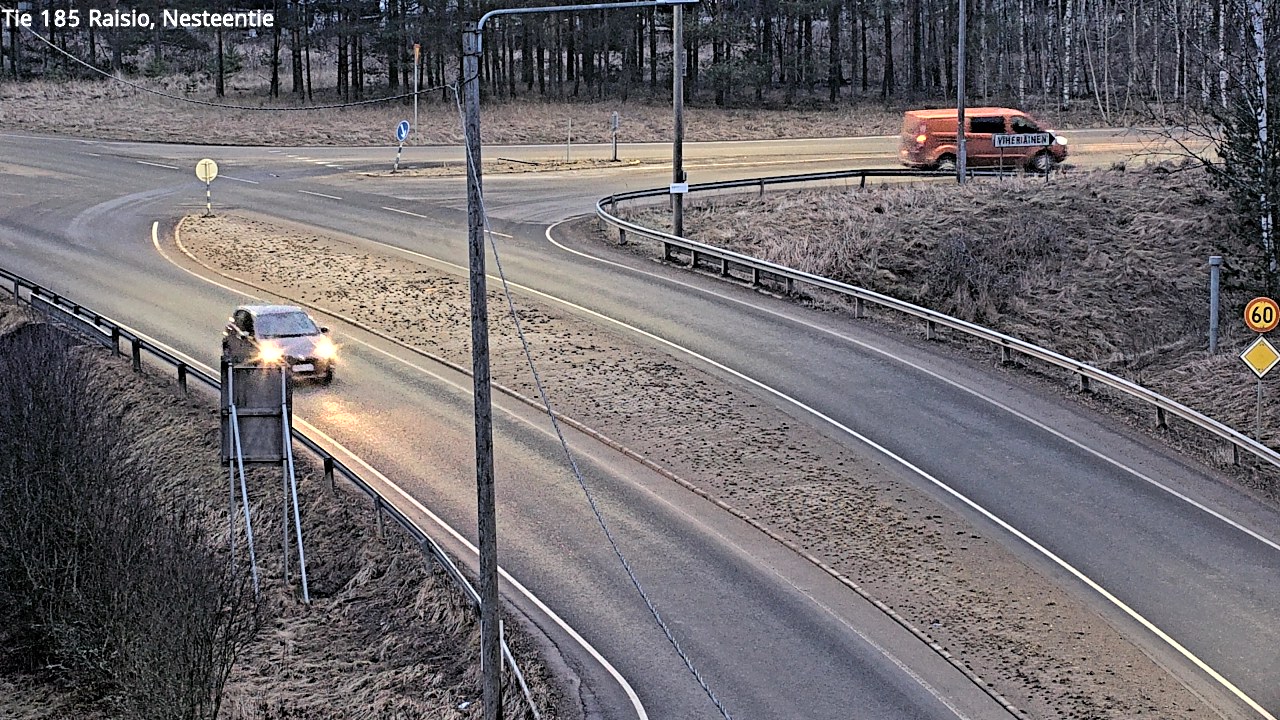 Weather Camera Image Väg 185 Raisio, Nesteentie, Raisio, Varsinais-Suomi
