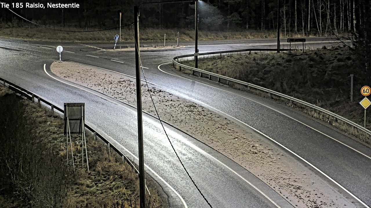 Weather Camera Image Väg 185 Raisio, Nesteentie, Raisio, Varsinais-Suomi
