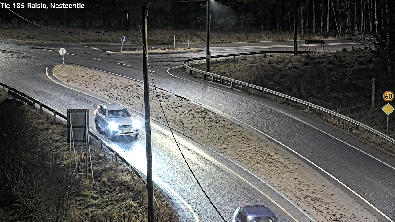 Weather Camera Image Väg 185 Raisio, Nesteentie, Raisio, Varsinais-Suomi