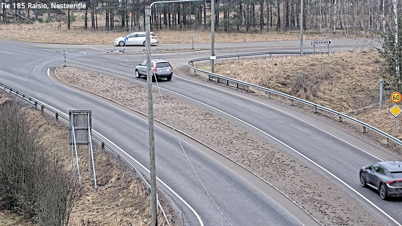Weather Camera Image Väg 185 Raisio, Nesteentie, Raisio, Varsinais-Suomi