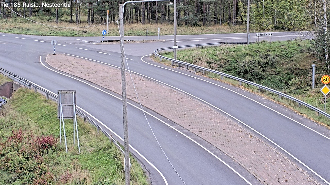Weather Camera Image Väg 185 Raisio, Nesteentie, Raisio, Varsinais-Suomi