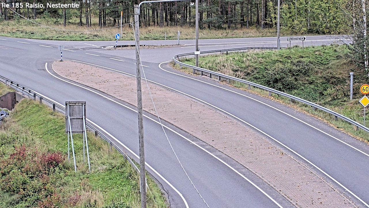 Weather Camera Image Väg 185 Raisio, Nesteentie, Raisio, Varsinais-Suomi