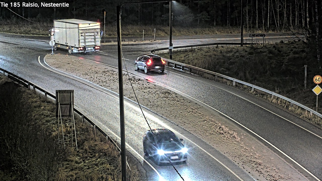 Weather Camera Image Väg 185 Raisio, Nesteentie, Raisio, Varsinais-Suomi
