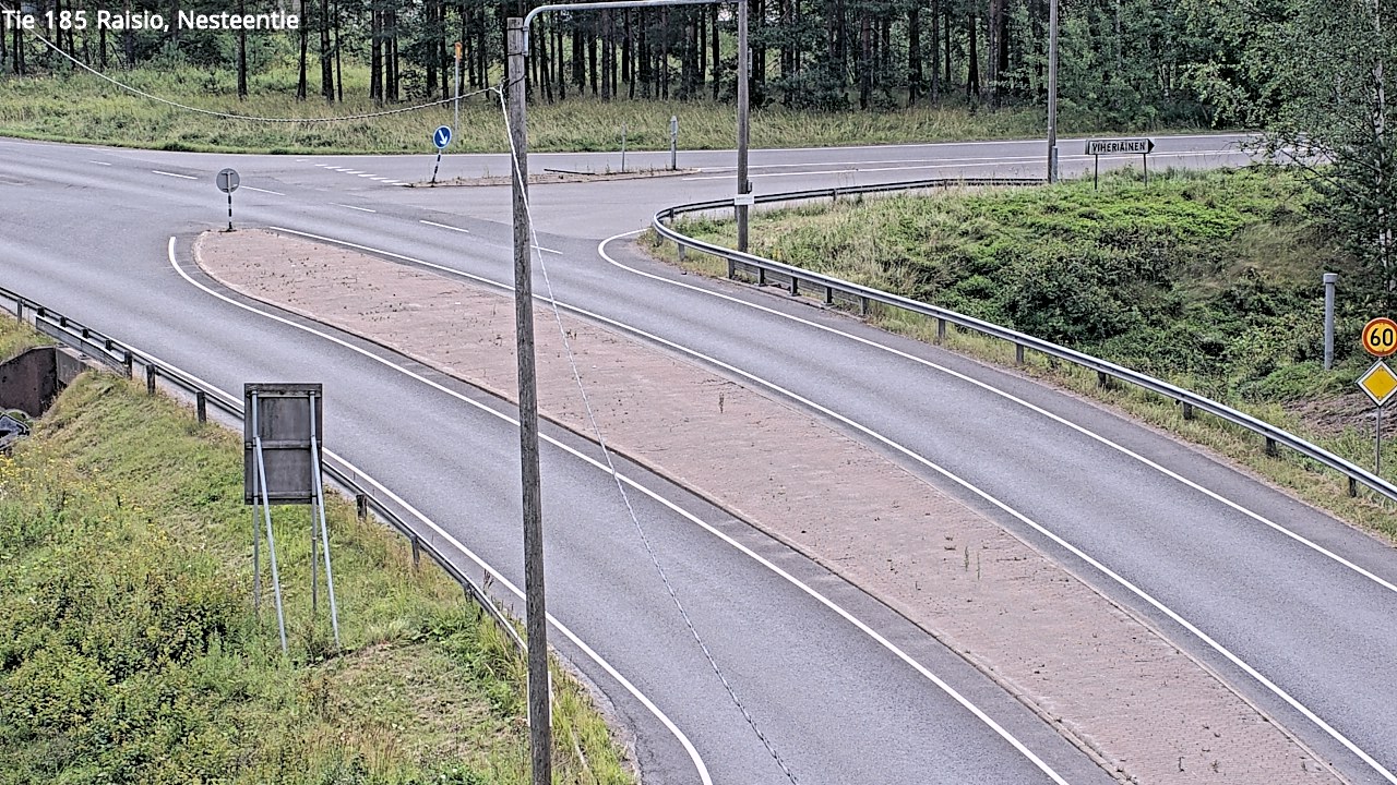 Weather Camera Image Road 185 Raisio, Nesteentie, Raisio, Varsinais-Suomi