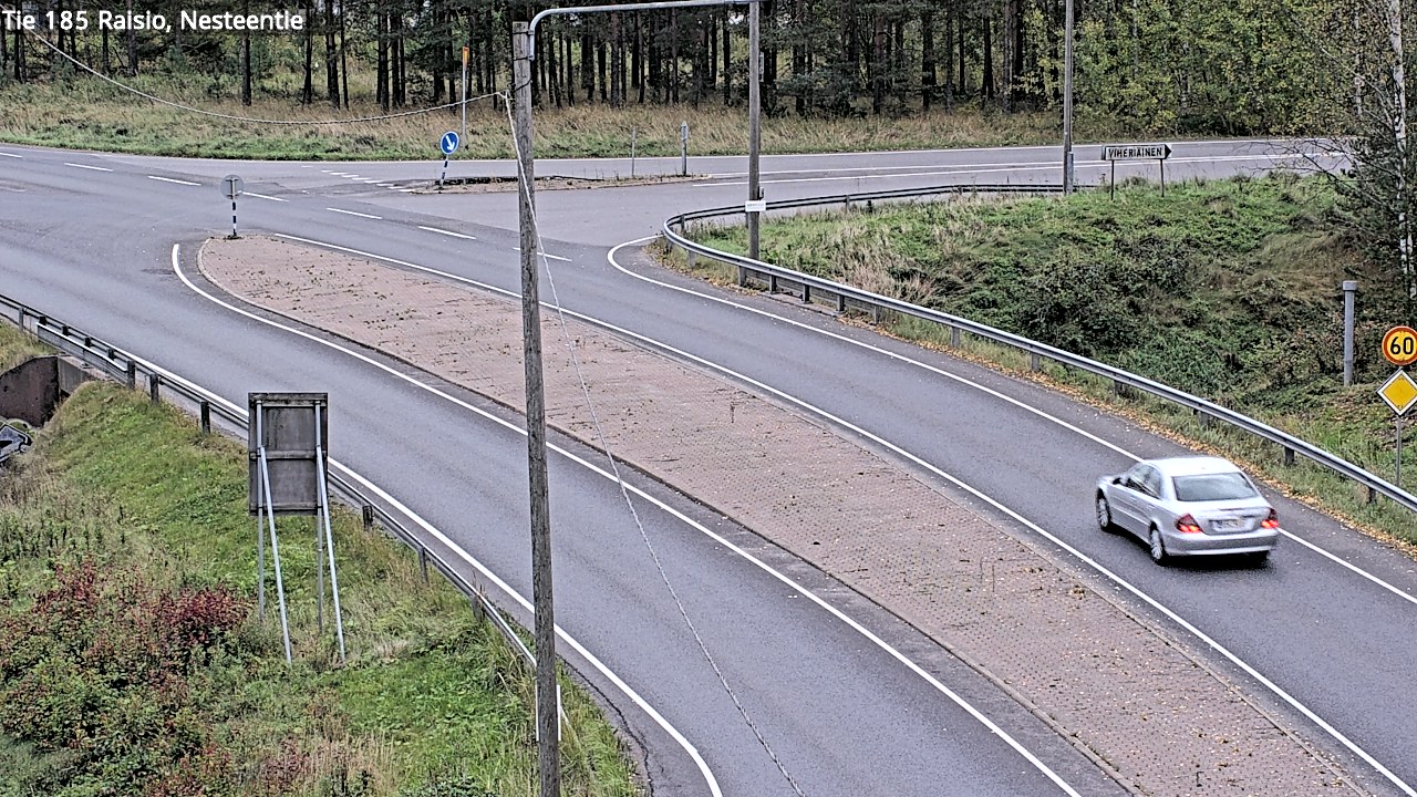 Weather Camera Image Väg 185 Raisio, Nesteentie, Raisio, Varsinais-Suomi