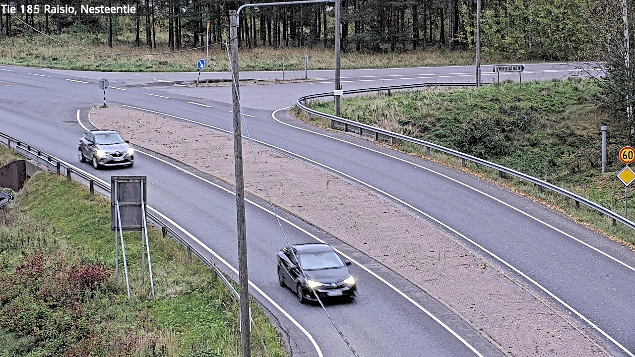 Weather Camera Image Väg 185 Raisio, Nesteentie, Raisio, Varsinais-Suomi