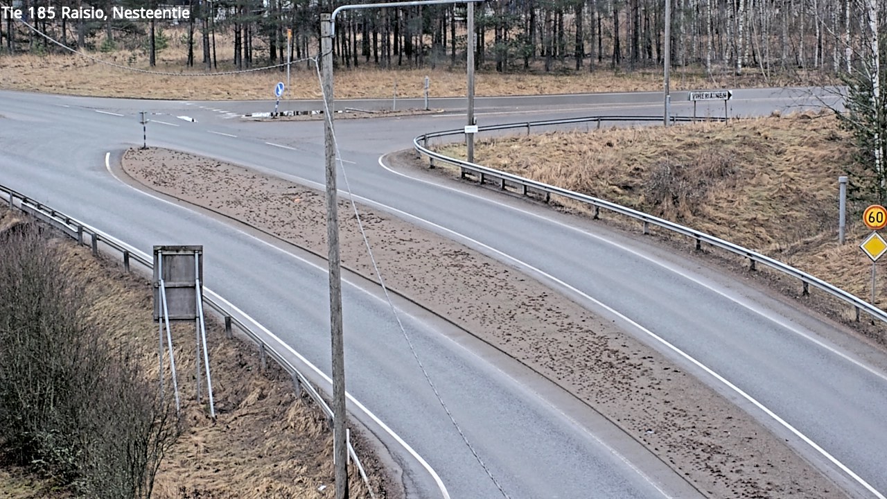 Weather Camera Image Väg 185 Raisio, Nesteentie, Raisio, Varsinais-Suomi