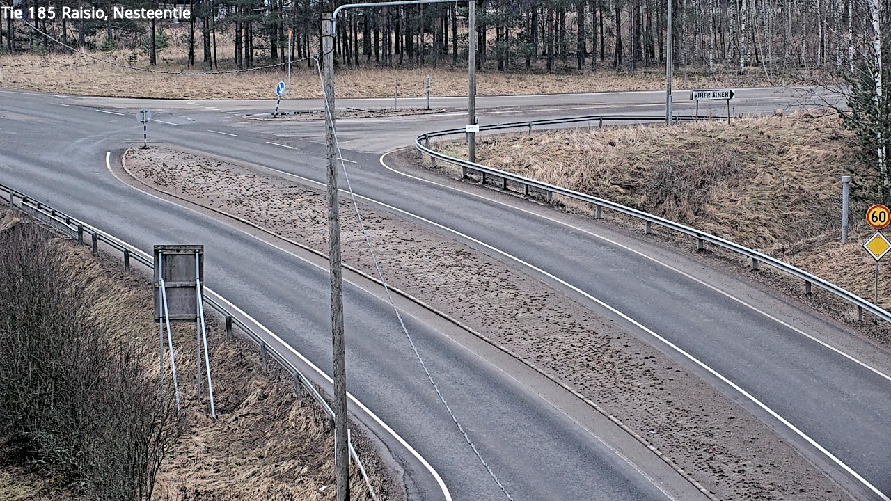 Weather Camera Image Väg 185 Raisio, Nesteentie, Raisio, Varsinais-Suomi