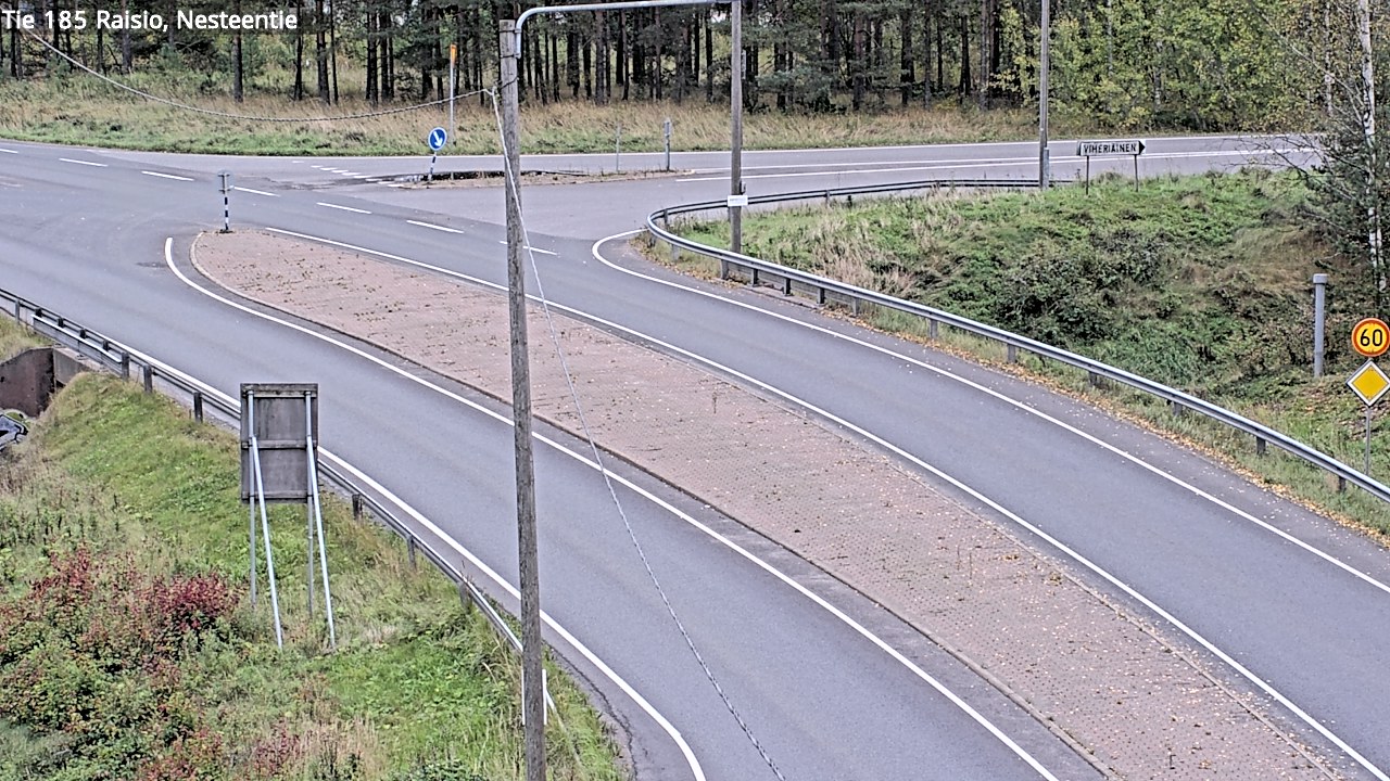 Weather Camera Image Väg 185 Raisio, Nesteentie, Raisio, Varsinais-Suomi