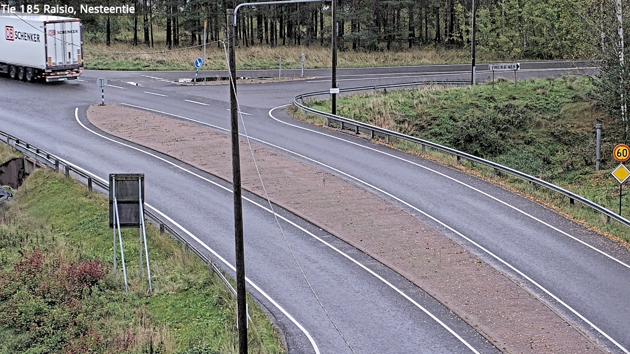 Weather Camera Image Väg 185 Raisio, Nesteentie, Raisio, Varsinais-Suomi