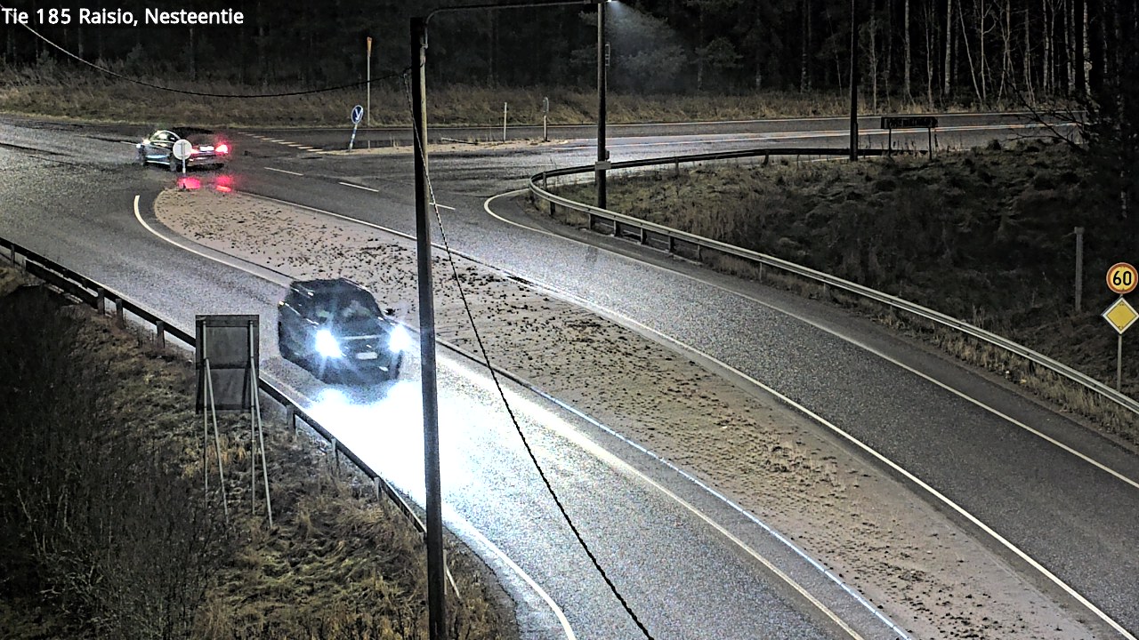 Weather Camera Image Väg 185 Raisio, Nesteentie, Raisio, Varsinais-Suomi