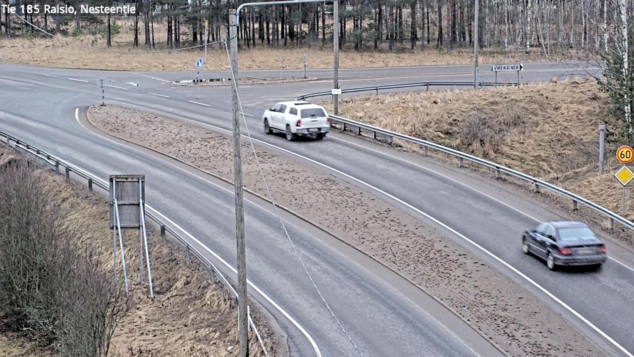 Weather Camera Image Väg 185 Raisio, Nesteentie, Raisio, Varsinais-Suomi