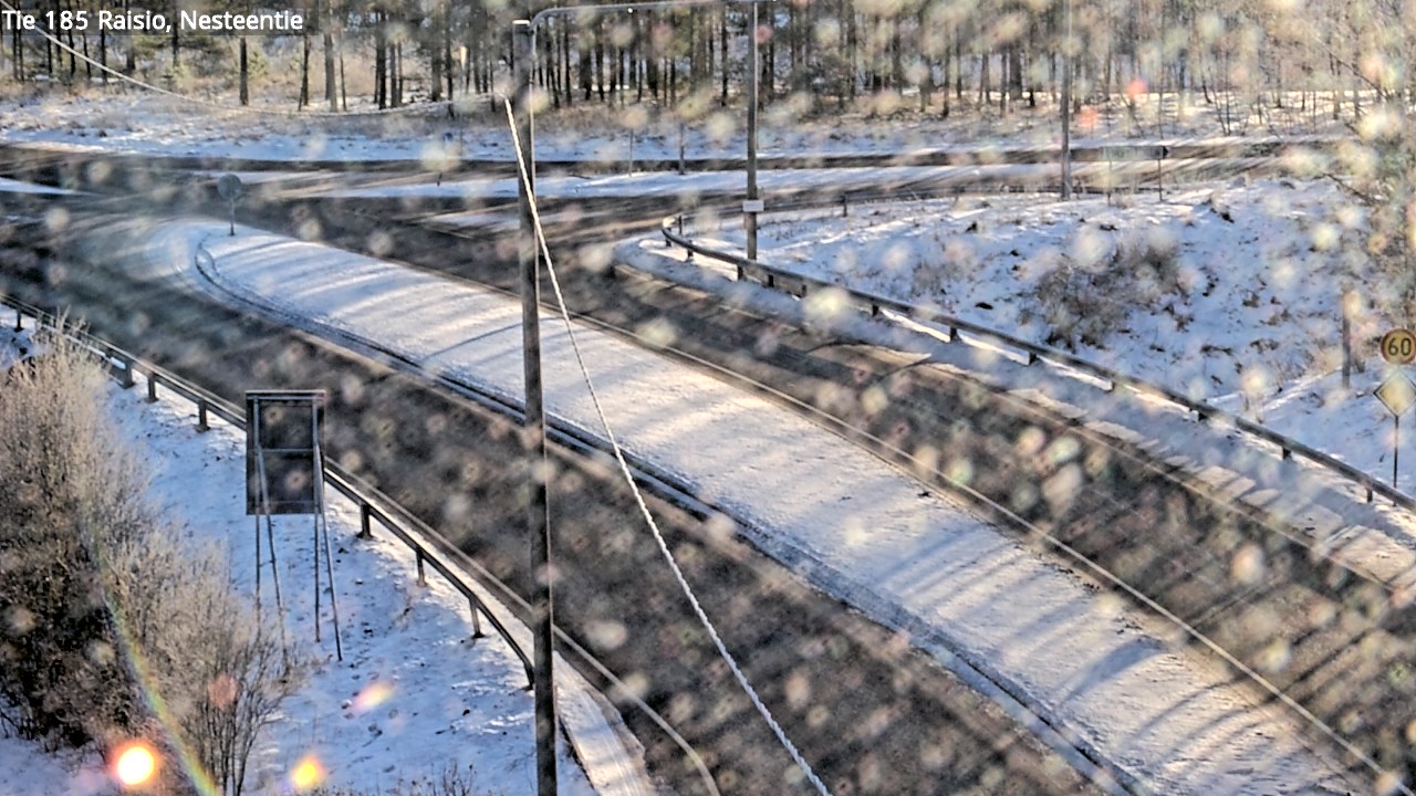 Weather Camera Image Road 185 Raisio, Nesteentie, Raisio, Varsinais-Suomi