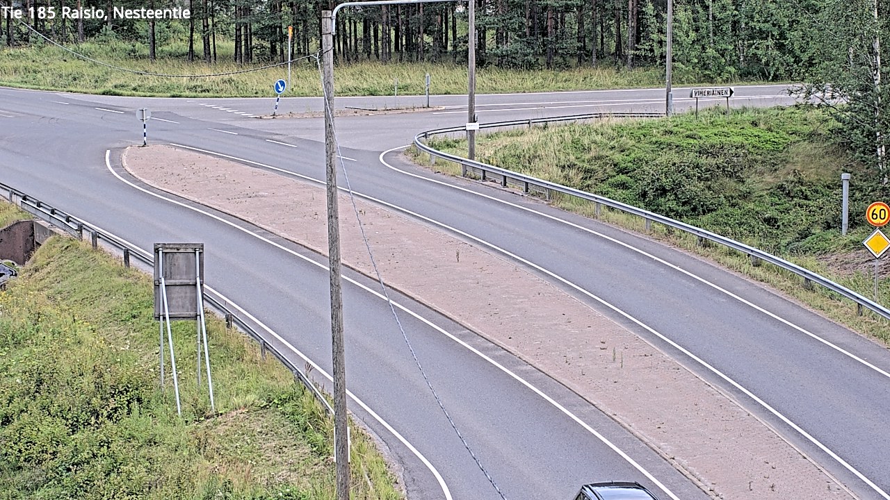 Weather Camera Image Väg 185 Raisio, Nesteentie, Raisio, Varsinais-Suomi