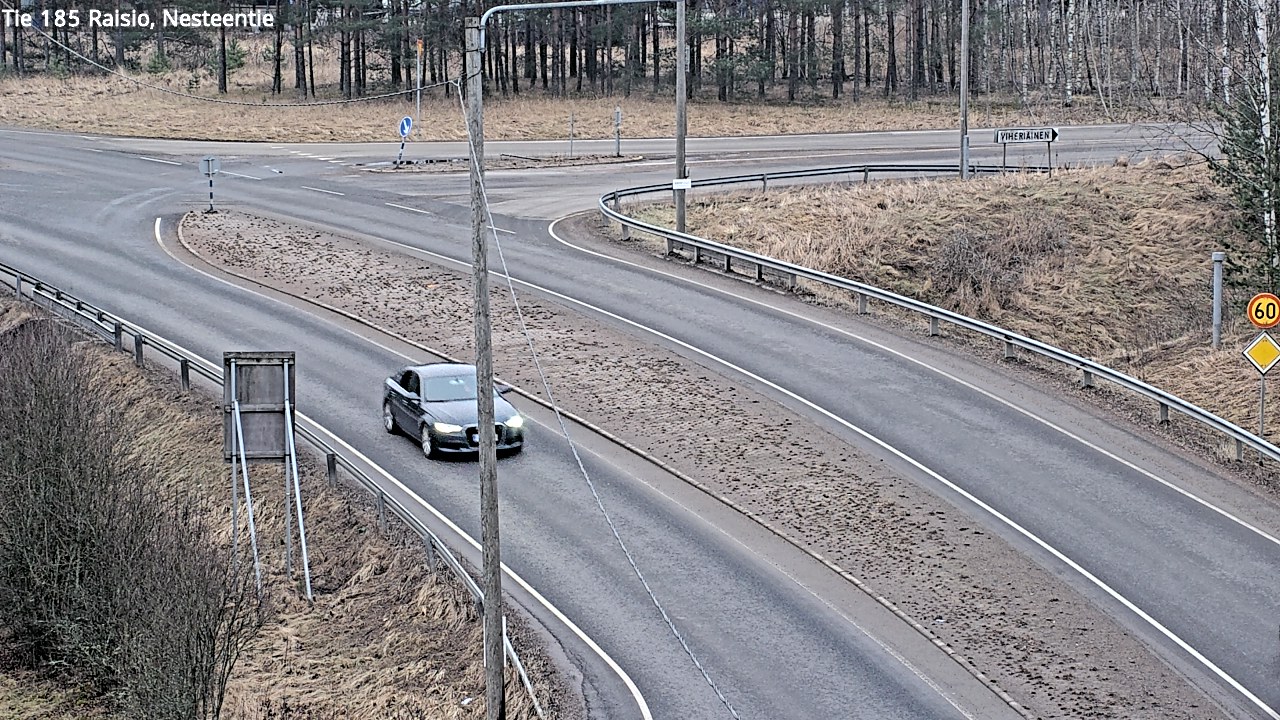 Weather Camera Image Väg 185 Raisio, Nesteentie, Raisio, Varsinais-Suomi
