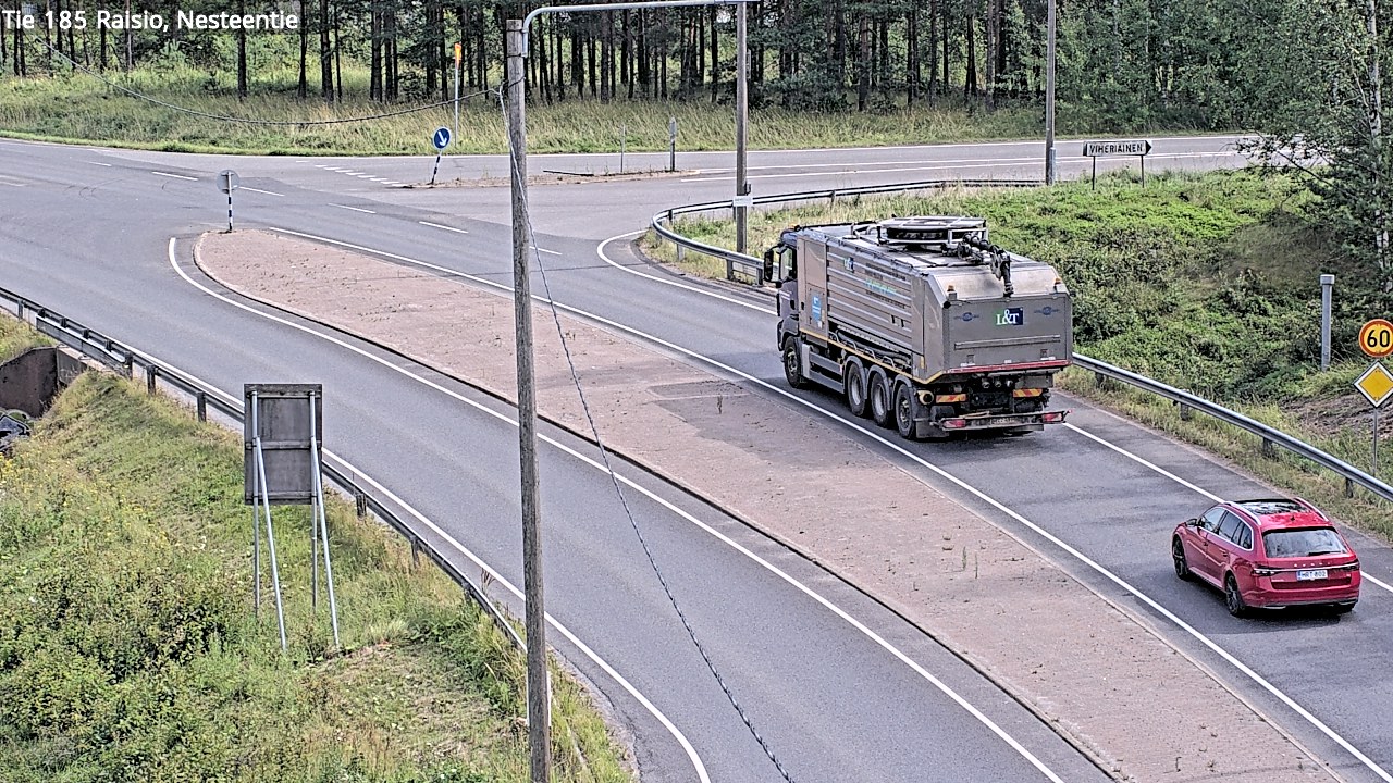 Weather Camera Image Väg 185 Raisio, Nesteentie, Raisio, Varsinais-Suomi